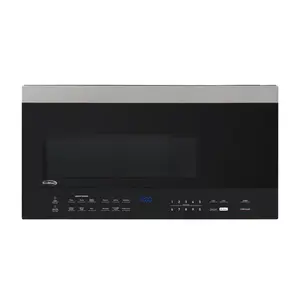 30 in. 1.6 cu.ft Over-the-Range Microwave Oven in Black (KM-MOTSC-16BSS)