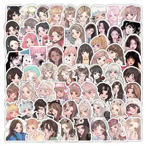 103 Pcs Cute Girls' Avatar Stickers - Versatile Decor Decals for Journals, Phone Cases & Scrapbooking Papery Pop Store