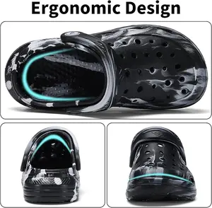Kids Unisex Garden Clogs Slip On Sandals, Lightweight Water Shoes for Toddler Little Big Boys & Girls