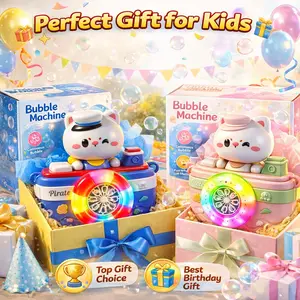 Bubble Maker Toy for Kids Automatic Bubble Blaster with Music & Lights, Perfect for Outdoor & Party
