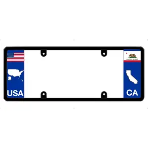 DFS California CA Patented License Plate Frame Holder
