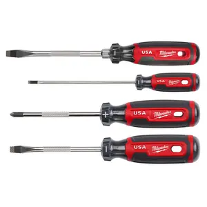 Milwaukee 4PK Cushion Grip Screwdriver Sets
