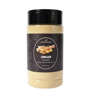 ZF Organic Ginger Powder Pure Natural Seasoning for Flavor & Health Benefits 7 oz