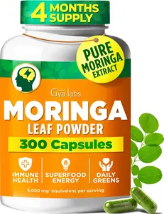 Gya Labs Moringa Capsules - 300 Capsules