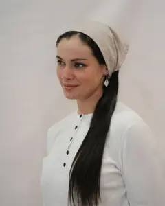 Solid Linen Pretied Bandana
