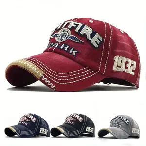 Distressed Spitfire Baseball Cap – Vintage 1932 American Moto Style, Must-Have for Multi-Color Trendsetters