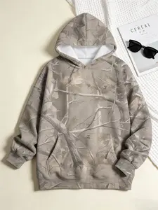 Comfort Hoodies – Oversized Camouflage Pullover Hoodie with Pocket, Long Sleeve Tops, Fall Tops, Women’s Fall Clothing, camohoodie
