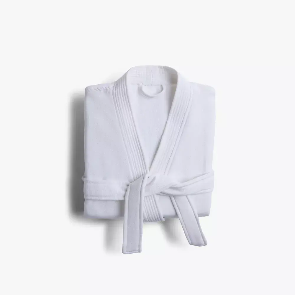 L/XL Comfy Cotton Robe White - Parachute