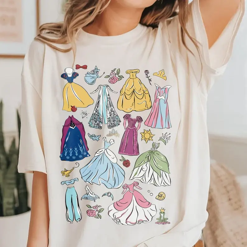 Fairytale Castle Graphic T-Shirt, Princess Inspired Shirt, Girls Trip Family Vacation Tee, Best Friends Matching Shirt