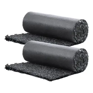 VEVOR Rubber Mulch for Landscaping, Recycled Rubber Mulch Mat 96x 22 in, Permanent Rubber Pathway, Natural - Looking Black Mulch Garden Edging Border for Plants, Vegetables Flower Garden BarrierVEVOR Super Brand Day