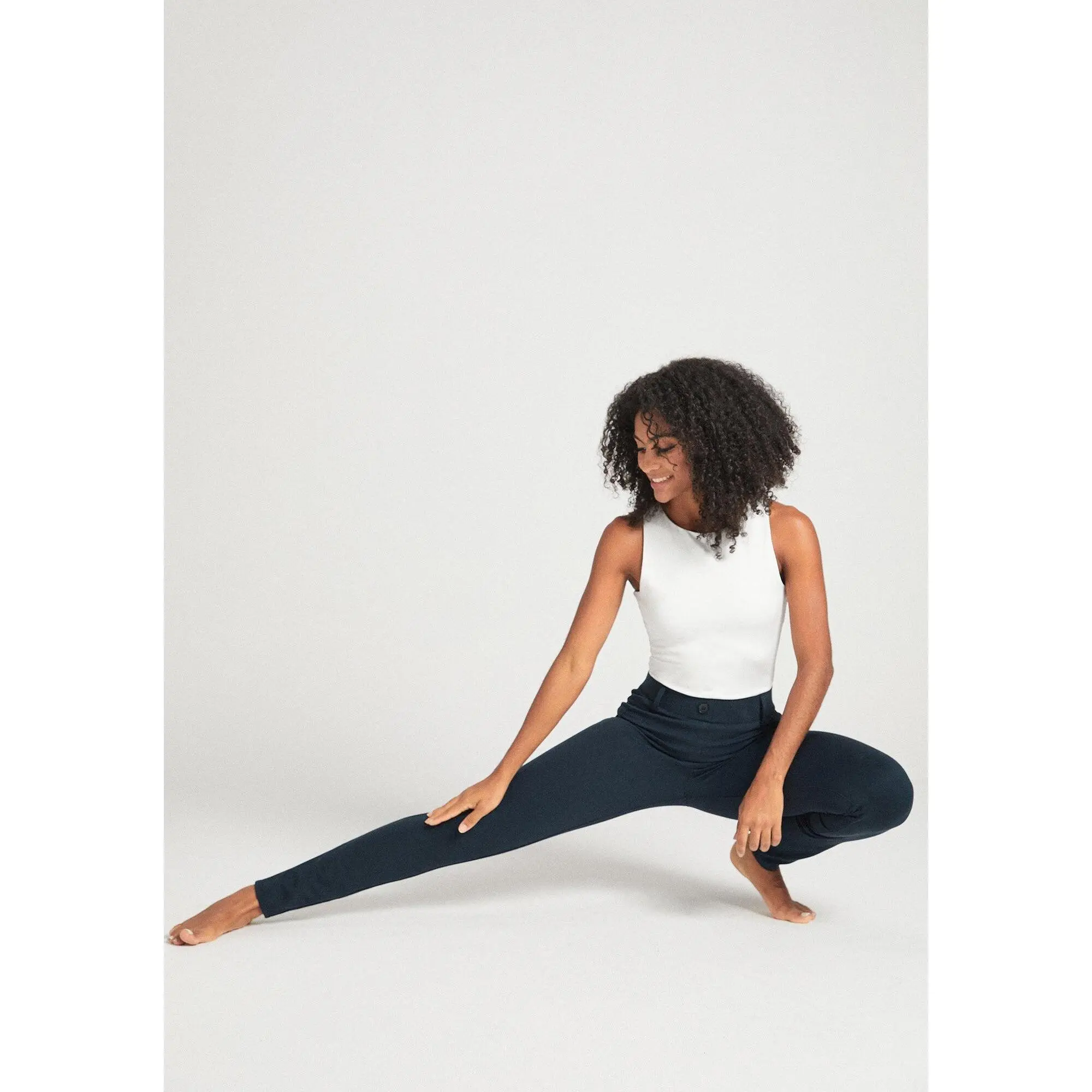 Betabrand Classic Dress Pant Yoga Pant, Skinny Leg, Mid Rise Waist - Navy  Blue (XS-XXL, Regular, Petite, Long) Leggings - TikTok Shop