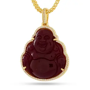 Coral Buddha Necklace