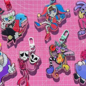 7 Styles TADC Crew Colored Acrylic Keychains