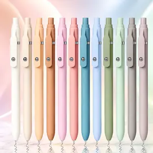 2026 Ballpoint Pens Retractable, 3/6/12/18 Pcs Black Pens ballpoint with Comfort Grip, Smooth Writing Fidge Pen for Journaling, Cute Office and School Supplies Bulk Pens, 1.0mm Medium Point Black ink White