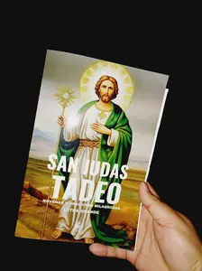 San Judas Tadeo Novenas y Oraciones Milagrosas Letra Grande Spanish Edition Paperback Book for Spiritual Guidance