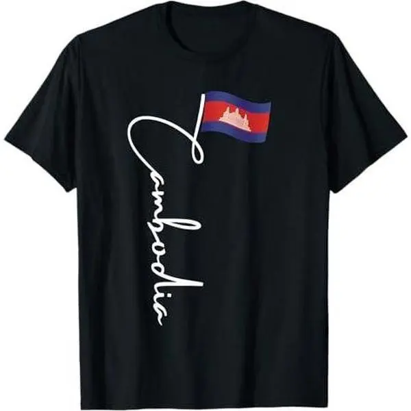 Cambodia Angkor Wat Cambodia Flag Cambodian T-Shirt