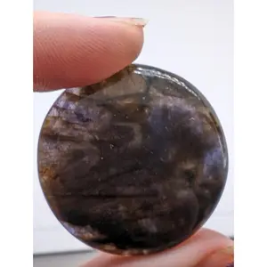 Bloodshot Iolite Sunstone - Large Round Cab - 74.75cts(14.95g)