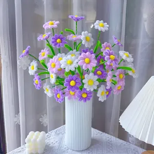 Mini Daisy Pipe Cleaner Flowers |     Handmade Bouquet Home Decor