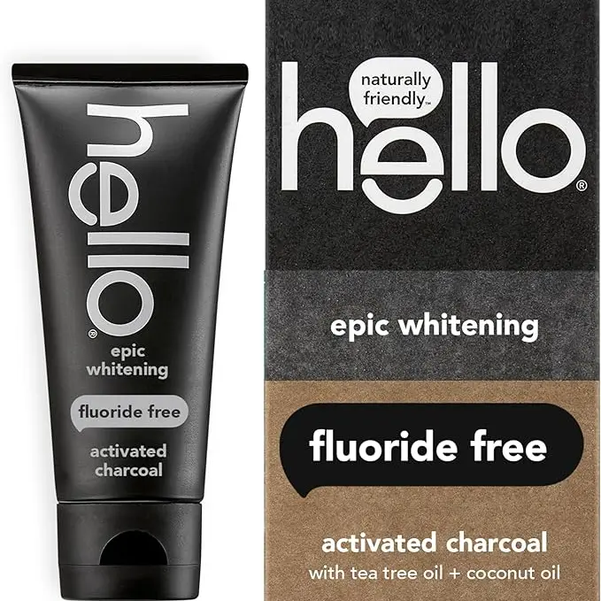 Hello Charcoal Toothpaste Oral Whitening Peppermint