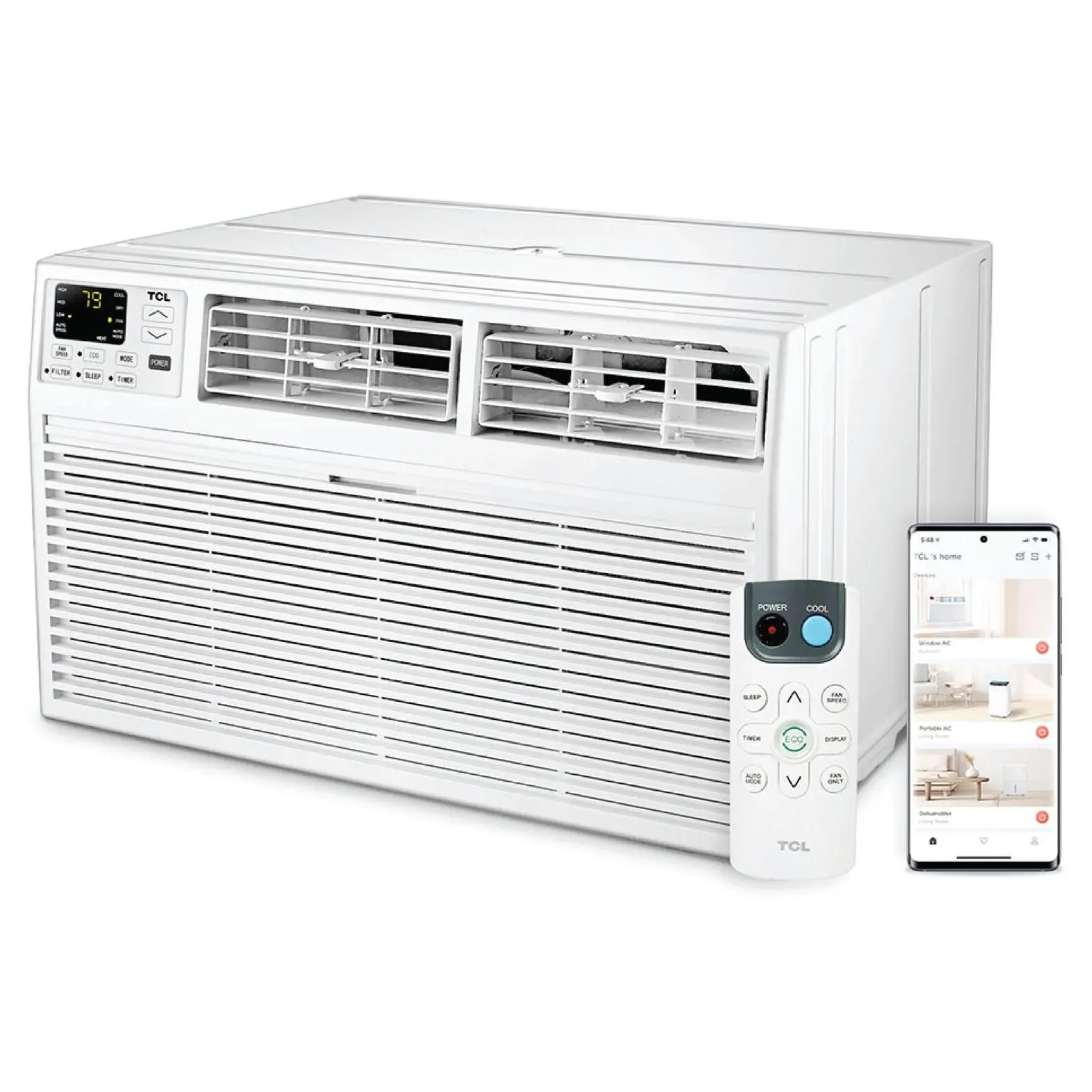 TCL 10,000 BTU Smart Through-the-Wall Air Conditioner TCL 10,000 BTU Smart Through-the-Wall Air Conditioner