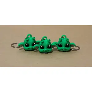 Alien head - Articulated Flexi Keychain