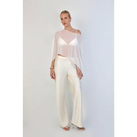 Chiffon Cape Top