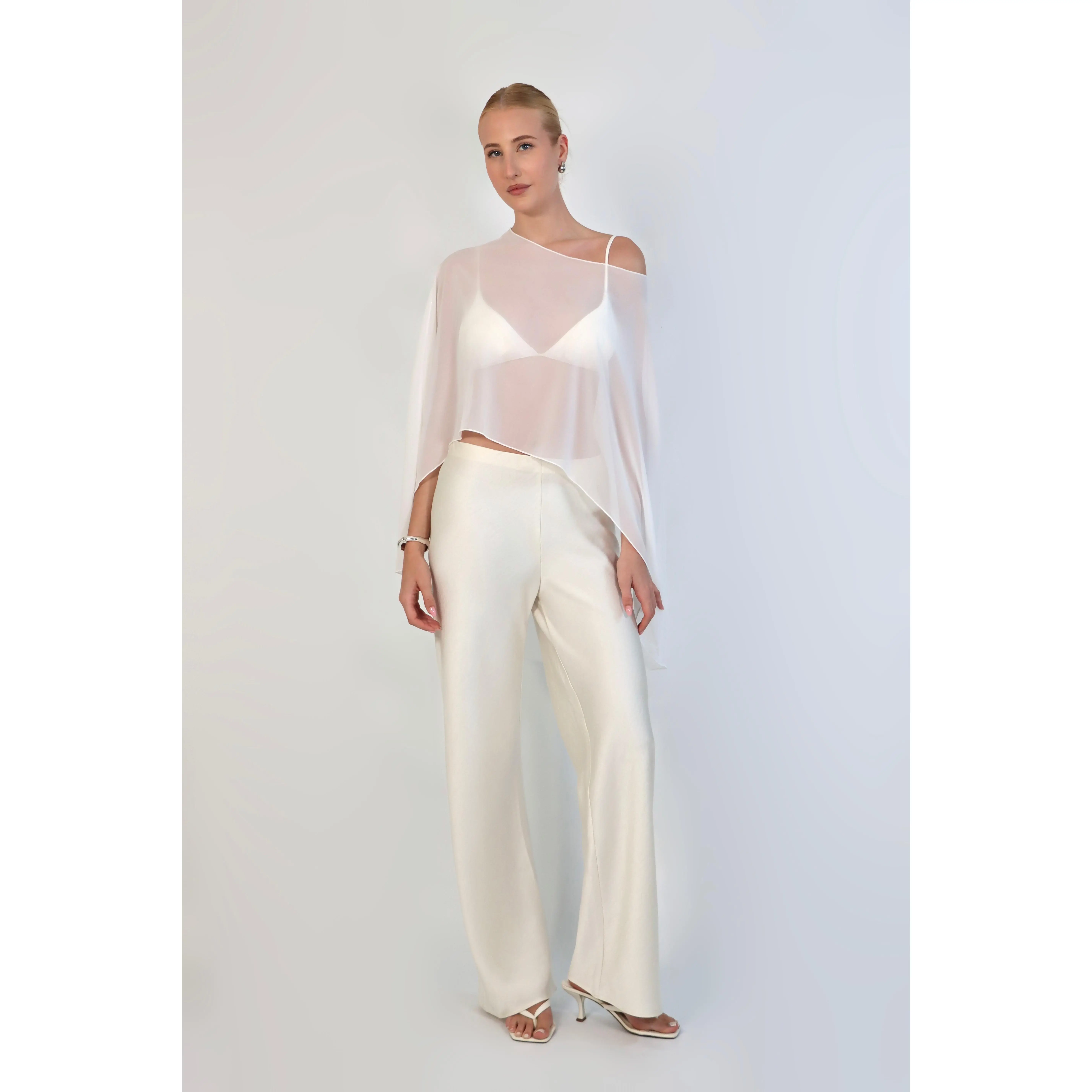 Chiffon Cape Top