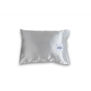 Satin Travel Pillow - Silver
