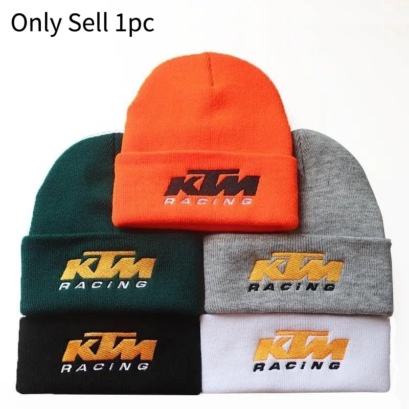 Fashion KTM Knitted Hat Men Women Leisure Cap Autumn Winter Warm Fashion Knitted Men Women Hat Accessory For KTM CRF YZF EXC Pro Accessories