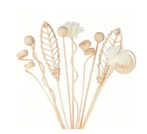 12pcs 10inch Natural Rattan Reed Diffuser Refill Set, Home Decor Rattan Sticks Essential Oil Diffuser Set (Natural Color),Aromatherapy,House Freshener,Diffuser,Gift,Home Decor