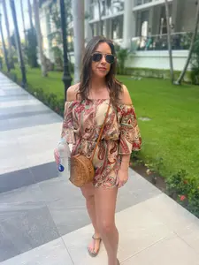 Boho Paisley Romper