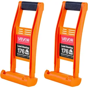 VEVOR Panel Carrier, Plywood and Drywall Lifting Tool with 0 - 1 Inch Grip Range, Single Hand Clamp Lift Tool with Non - Slip Grips for Plastic Boards, Plywood board, Drywall, 200lbs Single ClampVEVOR Super Brand Day