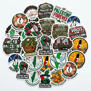 Stickers Pack 18pcs Palestine Stickers - Ideal for Decor and Personalization - Perfect for Home and Office Use