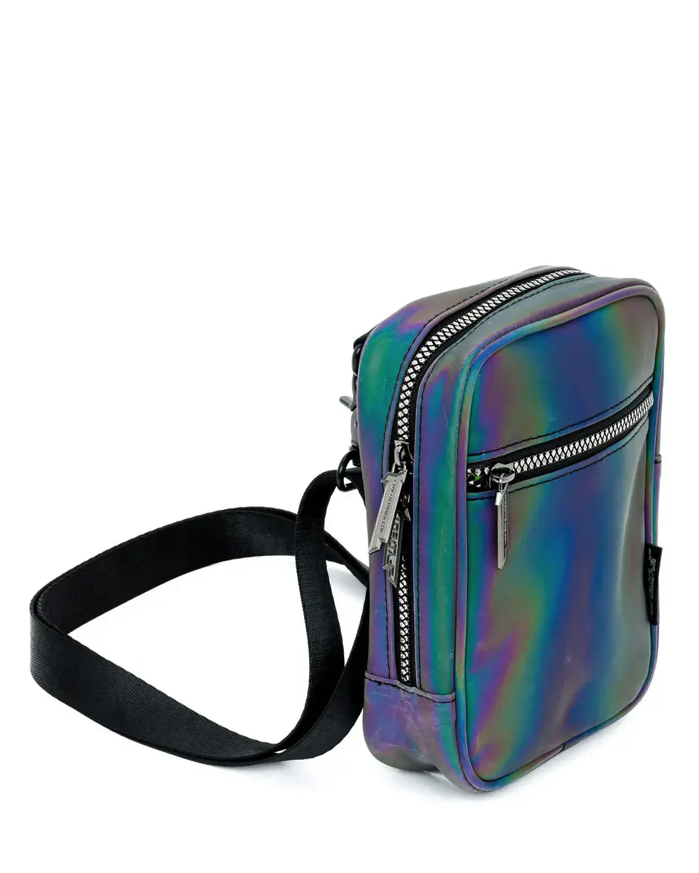 Reflective Rainbow Crossbody Sling + Mini Backpack Bag