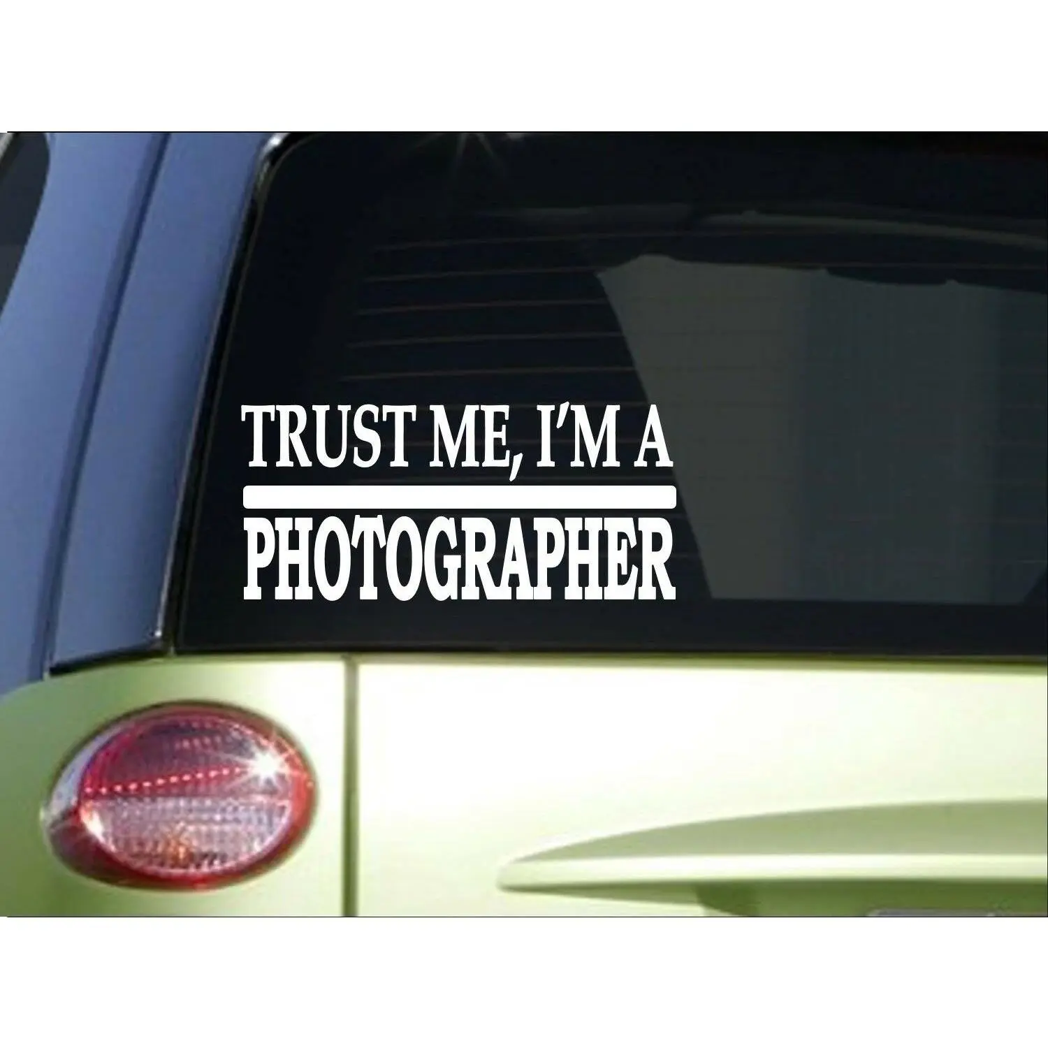 Trust me Photographer *H596* 8 inch Sticker decal picture digital camera