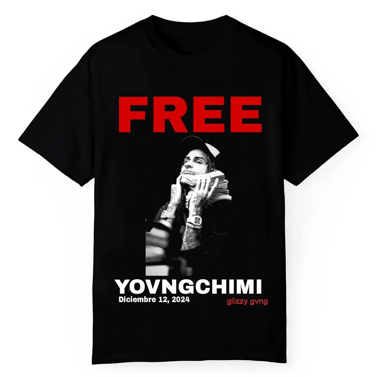 Yovngchimi Puerto Rico Urban Trap Vintage Graphic Tee HY7191
