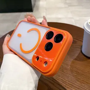 Magnetic Phone Case for iPhone 17 Pro Max 17 Pro 16 Pro Max 16 Pro 15 14 13 12 11, Large Window Design, Skin-Friendly Matte Finish, Full Body Shockproof Anti-Fingerprint Anti-Scratch Protective Phone Cover Casing