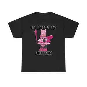 IM LITERALLY BATMAN Unisex Heavy Cotton Tee - funny shirt - gift for men and women