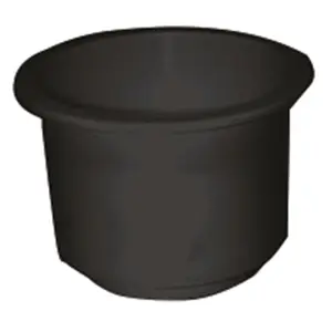 T-H Marine LCH-1-DP 3.12 in. Large Cup Holder - Black