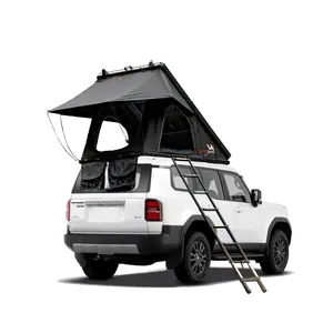 Polaris Plus – Clamshell Rooftop Tent for 2 | All-Aluminum Shell + Stainless Supports | Under 1-Min Setup | Multi-Layer Mattress, LED Lights, Expanded Storage | Sleek & Free