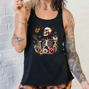 CVG Skeleton Butterflies Shirt - Women's Tank Top
