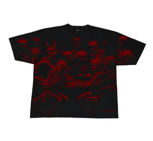 "DEAD FRIENDS" ALL OVER PRINT T-SHIRT