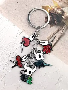 Hollow Knight Keychain, Metal Pin with Hornet Design, Creative Gift for Gamers & Collectors, Unique Bag Charm Accessory, Keychain Kawaii, Keychain For Bags