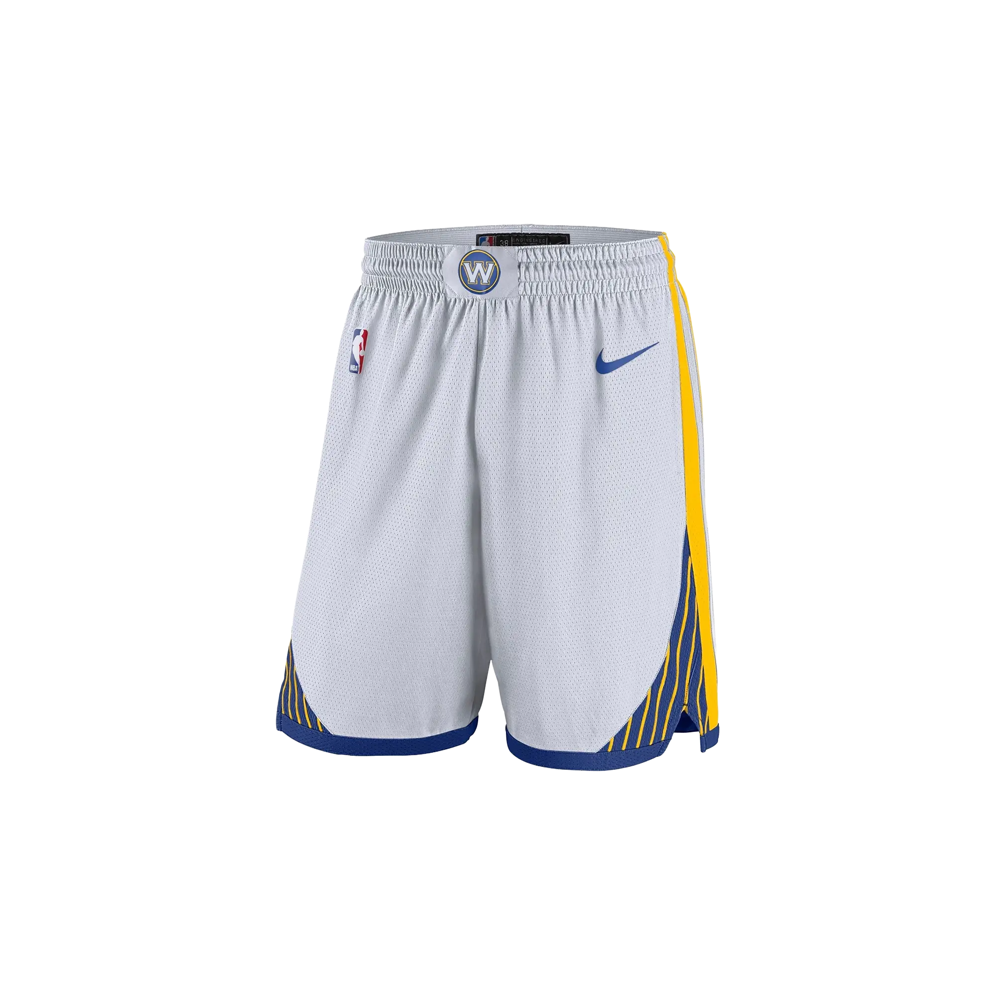 NBA Swingman Shorts GS "Golden State Warriors Association - White" 9Z2B7BAB2 WAR