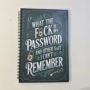 What the fuck is My Password and other Shit I can't Remember: Internet Account Organizer and Log Book Keep track of websites, login information, passwords, and notes. a5 notebook electric erasers expense sheet