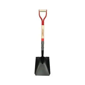 Union Tools 42116 Razor-Back DH Square Point Shovel with Forward-turn step