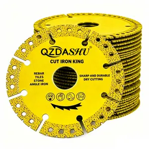 5pcs Diamond Cutting Wheel 100mm/115mm, Angle Grinder Cutting Disc, Carbide Cut Off Wheels, Cut Off Wheel for Metal  on Rebar, Steel, Iron and INOX