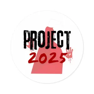 Project 2025- Handsmaids Tale Sticker - Limited Edition Political Satire