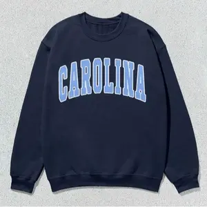 Carolina Sweatshirt Collegiate Crewneck Sweater Unisex Blue
