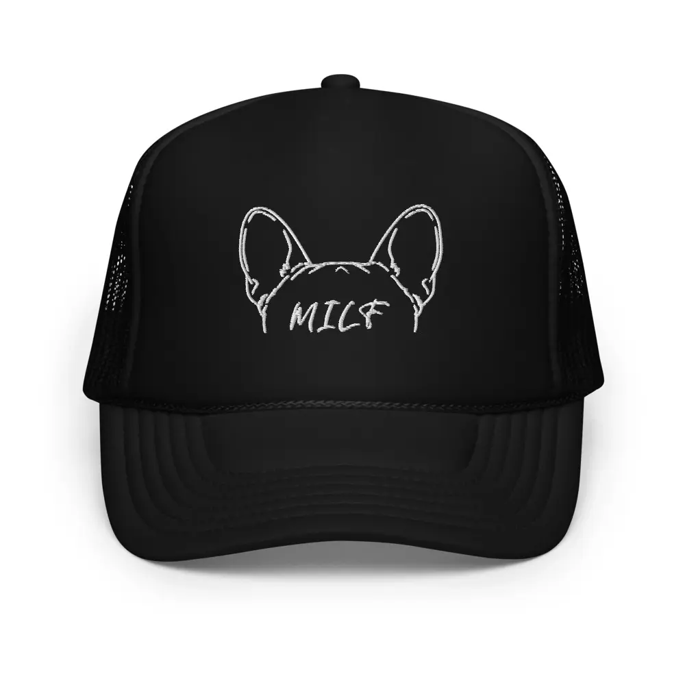 Frenchie Foam Trucker Hat
